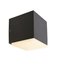 Šviestuvas v/t LED 5.5W IP54 3000K 260lm 80x92mm H-97mm tamsiai pilkos spalvos BRA ANCHA I - DEKO LIGHT