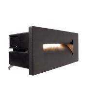 Šviestuvas į/l LED 8.6W IP65 3000K 219lm į sieną 250x87mm H-73mm antracito spalvos YVETTE III - DEKO LIGHT