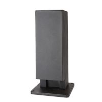 Stulpelis su lizdais 2x16A IP44 3650W 100x100mm H-420mm tamsiai pilkos spalvos PUKA MANA - DEKO LIGHT