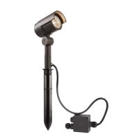 Prožektorius lauko LED 10W IP65 3000K 800lm D-75mm H-457mm tamsiai pilkos spalvos su prijungimo dėžute KEID II - DEKO LIGHT