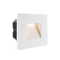Dangtelis šviestuvui 100x100mm į sieną baltos spalvos su laiptuota skyle LIGHT BASE II COB OUTDOOR - DEKO LIGHT