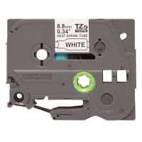 Vamzdelis termosusitraukiantis spausdintuvui 9mm D2.6-5.1mm juoda/balta L-1.5m - BROTHER