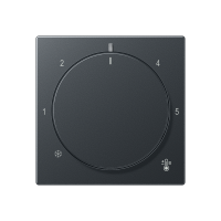 Dangtelis termostatui antracito matinės spalvos A - JUNG