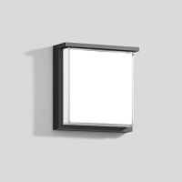 Šviestuvas v/t LED 13.5W IP65 3000K 1014lm 240x240mm H-85mm grafito spalvos BRA - BEGA