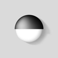 Šviestuvas v/t 1xE27 IP44 D-270mm H-155mm grafito spalvos BRA - BEGA