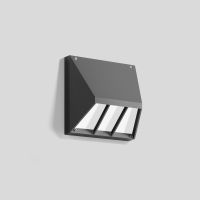 Šviestuvas v/t LED 20W IP65 3000K 1749lm 200x200mm H-115mm asimetrinis grafito spalvos BRA DALI - BEGA