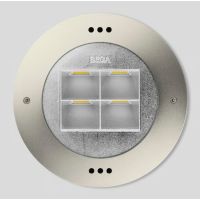 Šviestuvas į/v LED 82.5W 24V DC IP68 3000K 8100lm D-250mm H-60mm asimetrinis nerūdijančio plieno - BEGA