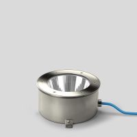 Šviestuvas į/ž LED 16W IP68 3000K 1876lm D-260mm H-130mm 27 laipsnių nerūdijančio plieno DALI - BEGA