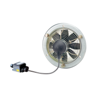 Ventiliatorius sieninis 200mm su žiedu 440m3/val. 57dB(A) 230V 45W IP64 EZS 20/4 E Ex e - MAICO