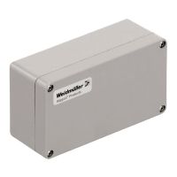 Dėžutė v/t 75x160x56mm E60 polyesteris IP66 pilka KLIPPON POK 081606 - WEIDMULLER