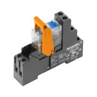 Relė tarpinė 2co 8A 24V DC su lizdu RCIKIT 24VDC 2CO LD/PB - WEIDMULLER