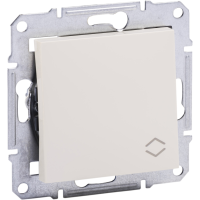 Perjungiklis p/t viengubas be rėmelio dramblio kaulo spalvos ASFORA - SCHNEIDER ELECTRIC