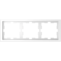 Rėmelis trigubas lotus spalvos RAL9003 D-Life Merten - SCHNEIDER ELECTRIC