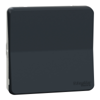 Perjungiklis p/t viengubas IP55 be rėmelio antracito spalvos 10A 250V Mureva Styl - SCHNEIDER ELECTRIC