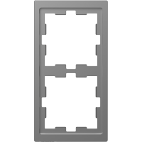 Rėmelis dvigubas nerūdijančio plieno matinės spalvos D-Life Merten - SCHNEIDER ELECTRIC