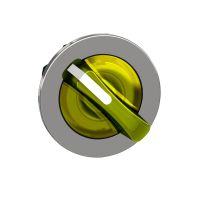 Galvutė perjungikliui 2 padėčių geltona be fiksacijos 30.5mm metalinė IP66 ZB4F Harmony - SCHNEIDER ELECTRIC