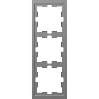 Rėmelis trigubas nerūdijančio plieno matinės spalvos D-Life Merten - SCHNEIDER ELECTRIC