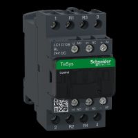 Kontaktorius 4P 2no+2nc 25A 24V DC 1no+1nc LC1D TeSys - SCHNEIDER ELECTRIC