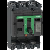 Automatas 3P 160A 36kA be apsaugos modulio NSX160F ComPacT - SCHNEIDER ELECTRIC