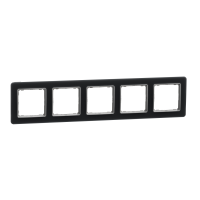 Rėmelis penkiagubas stiklas dūminis SEDNA DESIGN - SCHNEIDER ELECTRIC