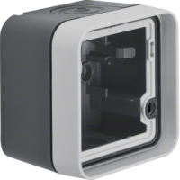 Dėžutė v/t vienguba pilkos matinės spalvos W.1 - BERKER