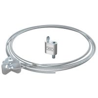 Trosas 2mm su kampuočiu 45kg plieninis cinkuotas L-2m QWT UW 2 2M G - OBO BETTERMANN