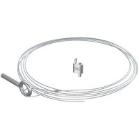 Trosas 1mm su varžtu 10kg plieninis cinkuotas L-2m QWT AS 1 2M G - OBO BETTERMANN