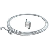 Trosas 2mm su trapeciniu laikikliu 45kg plieninis cinkuotas L-2m QWT TH 2 2M G - OBO BETTERMANN