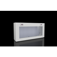 Skydas v/t 300x600x155mm IP65 metalinis su montažine plokšte ir stiklinėmis durimis KX 1612.100 - RITTAL