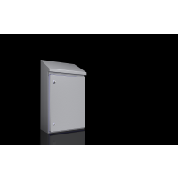 Skydas v/t 669(550)x390x210 IP66 nerūdijančio plieno su montažine plokšte HD 1305.600 - RITTAL