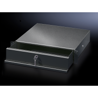 Stalčius ištraukiamas 3U 19" juodas DK 5502.325 - RITTAL