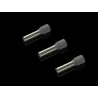 Antgalis gilzinis izoliuotas 4mm2 Cu pilkas L-12mm presavimo įrankiams AS 4050.783 [pak. po 500 vnt.] - RITTAL