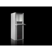 Skydas kompiuteriui 1600x600x636mm IP55 su stiklinėmis durimis, stalu ir lentyna PC 5366.250 - RITTAL