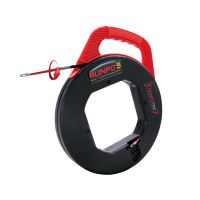 Įtraukiklis 30m 5.3mm rinkinys, juodas su rite (specialus poliesteris trigubai supintas) RUNPO 5 - RUNPOTEC