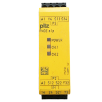 Relė saugos 2so 24V DC automatinis/stebimas paleidimas varžtiniai kontaktai PNOZ e1p - PILZ