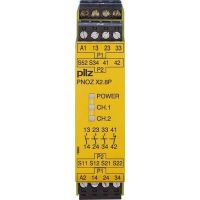 Relė saugos 3no+1nc 24V AC/DC automatinis/rankinis paleidimas varžtiniai kontaktai PNOZ X2.8P - PILZ