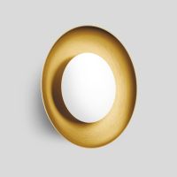 Šviestuvas v/t LED 36.5W IP20 3000K 850lm D-700mm H-100mm dimeriuojamas baltos/žalvario matinės spalvos DALI - BEGA