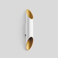 Šviestuvas v/t LED 28W IP20 3000K 642lm 100x600mm H-120mm dimeriuojamas baltos/žalvario matinės spalvos šviečia aukštyn/žemyn DALI - BEGA