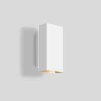 Šviestuvas v/t LED 14W IP20 3000K 307lm 120x220mm H-90mm baltos/žalvario matinės spalvos šviečia aukštyn/žemyn - BEGA