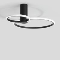 Šviestuvas v/t LED 38.5W IP20 3000K 3592lm D-635mm H-175mm dimeriuojamas juodos matinės spalvos DALI - BEGA