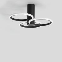 Šviestuvas v/t LED 39W IP20 3000K 3641lm D-420mm H-200mm dimeriuojamas juodos matinės spalvos DALI - BEGA