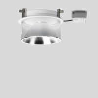 Šviestuvas į/l LED 24.3W IP20 2700K-6500K 1702lm D-190mm H-140mm 46 laipsnių dimeriuojamas baltos spalvos DALI DT8 TW - BEGA