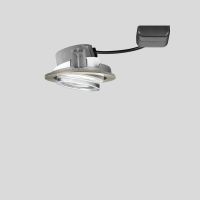 Šviestuvas į/l LED 10.4W IP20 3000K 604lm D-105mm H-55mm reguliuojama optika nerūdijančio plieno spalvos ACCENTA - BEGA