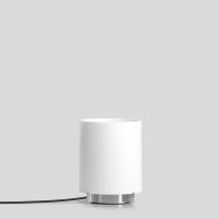 Šviestuvas stalinis 1xE27 IP20 D-220mm H-260mm su 2m kabeliu aliuminio spalvos - BEGA