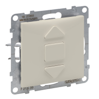 Jungiklis p/t žaliuzių užspaudžiami kontaktai dramblio kaulo spalvos 6A 250V Suno - LEGRAND