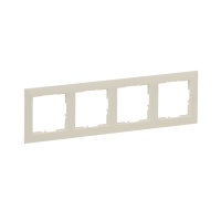 Rėmelis keturgubas dramblio kaulo spalvos Suno - LEGRAND