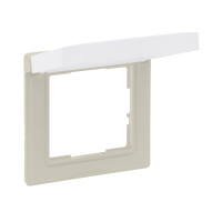 Rėmelis viengubas su dangteliu IP44 dramblio kaulo spalvos Suno - LEGRAND