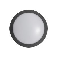 Šviestuvas v/t LED 13.5W IP65 4000K 1539lm D-295mm H-100mm tamsiai pilkos spalvos Indus P LED1x1650 D502 T840 DGREY - NORTHCLIFFE