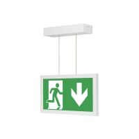 Šviestuvas pakabinamas LED 1W IP40 6500K evakuacinis su 1val. akumuliatoriumi M/NM Leporis U 1PLED G076 - NORTHCLIFFE