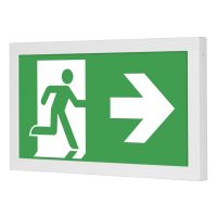 Šviestuvas v/t LED 1W IP40 6500K 80lm evakuacinis su 3val. akumuliatoriumi M/NM Lepus S 3PLED G062 - NORTHCLIFFE